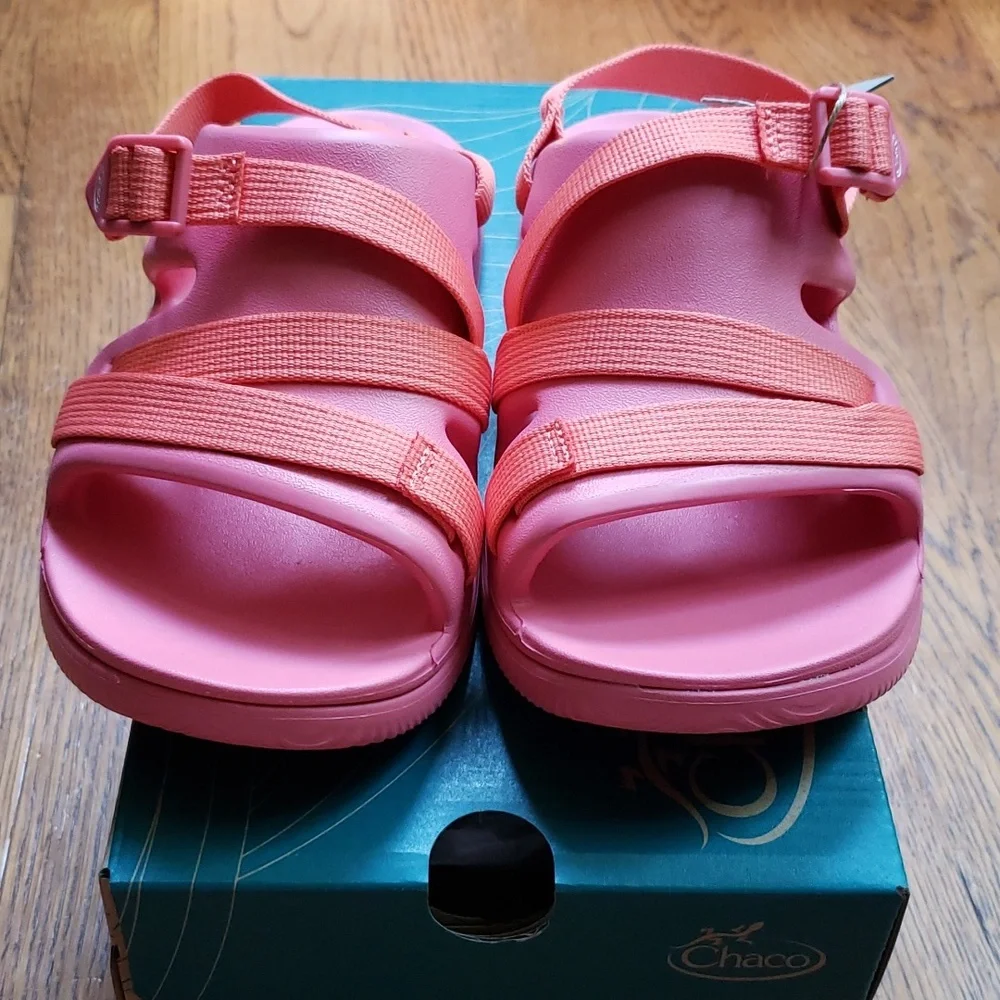 NIB Chaco Chillos Sport Sandal In Rose Pink Kids Size 5